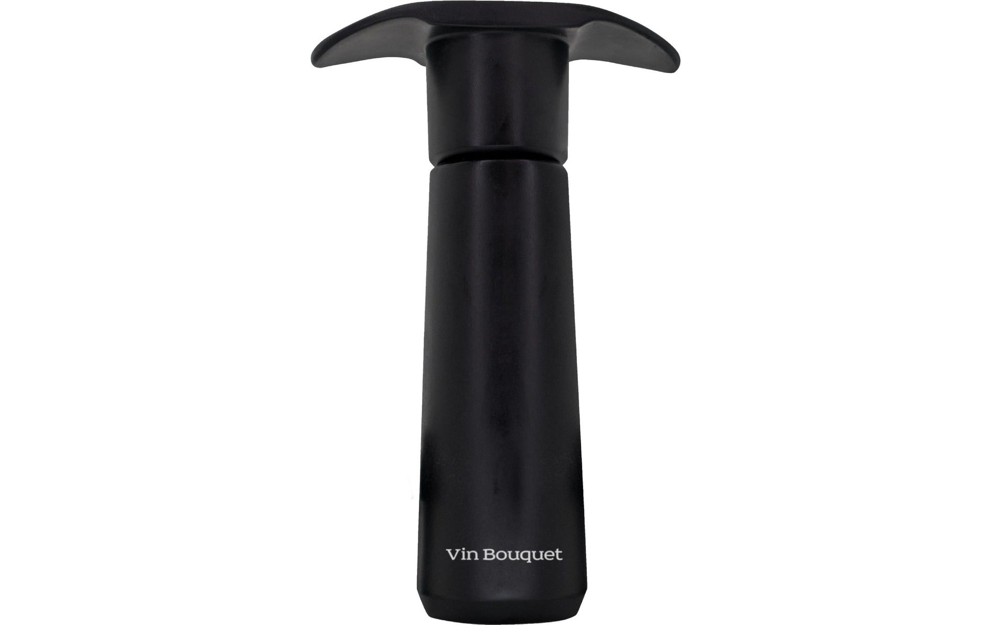 Vin Bouquet Weinpumpe Sound Indicator – 8 × 3,5 × 13 cm, Kunststoff/Silikon, Schwarz, inkl. 2 Weinverschlüsse