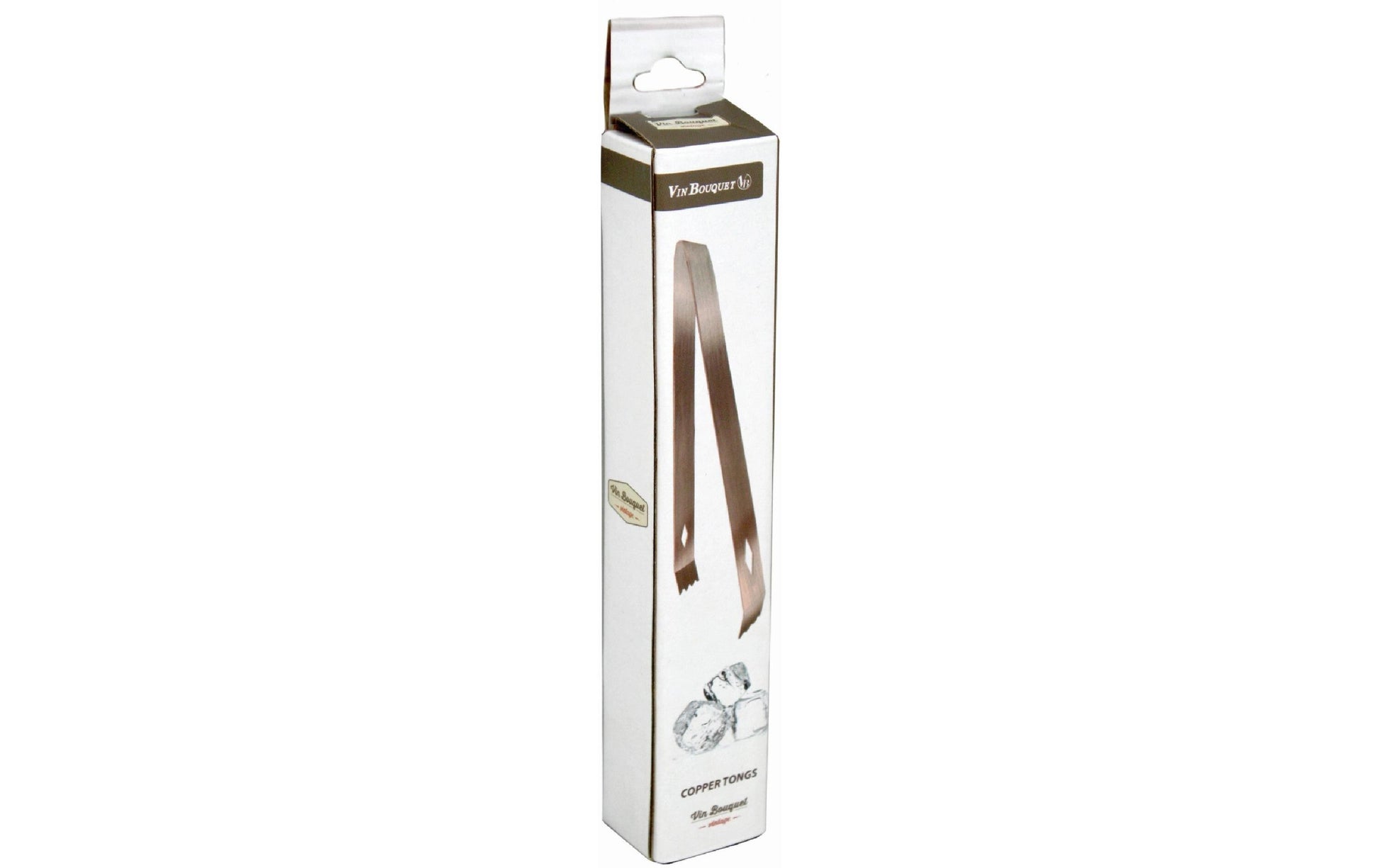 Vin Bouquet Eiszange Vintage – 16,5 cm, Edelstahl, Bronze/Kupfer