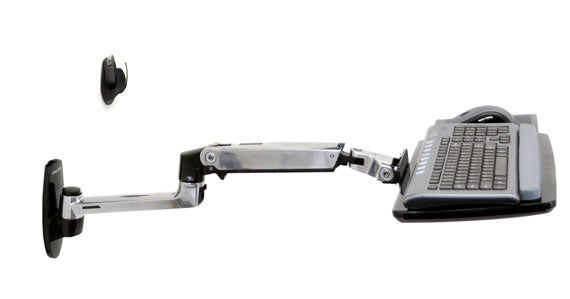 Ergotron LX Wandhalterung Tastaturarm – Montageset – Silber