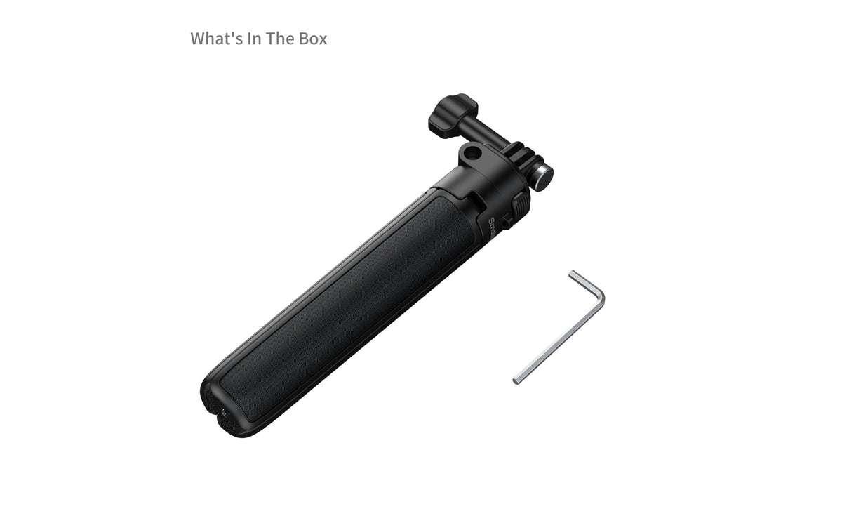 SmallRig Grip-Tripod Tischstativ – bis 52 cm, Traglast 0,5 kg, 1/4" Gewinde, Nylon/Silikon, Schwarz