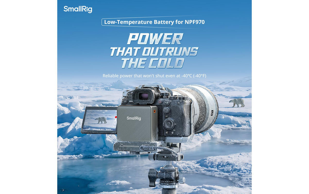 SmallRig NP-F970 Kameraakku – 7,3 V, 7'500 mAh (55,5 Wh) – für Sony NP-F970