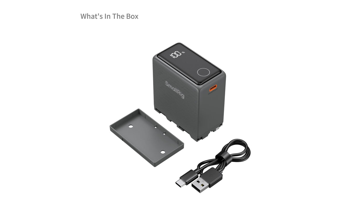 SmallRig NP-F970 Kameraakku – 7,3 V, 7'500 mAh (55,5 Wh) – für Sony NP-F970