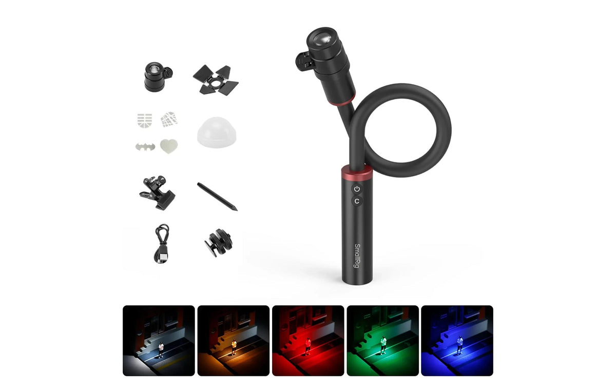 SmallRig RM 03 LED-Video-Licht – 1830 Lux, RGBW, dimmbar – für Kameras, Stative, Blitzschuh-Halterungen