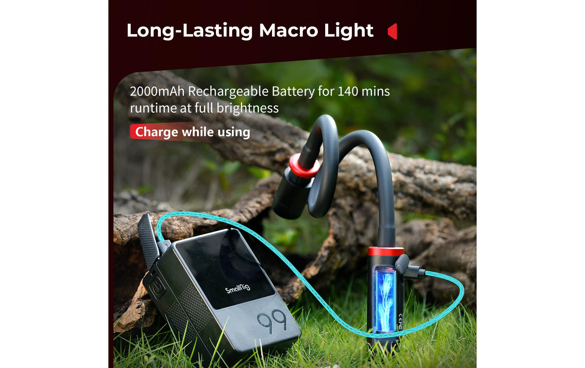 SmallRig RM 03 LED-Video-Licht – 1830 Lux, RGBW, dimmbar – für Kameras, Stative, Blitzschuh-Halterungen