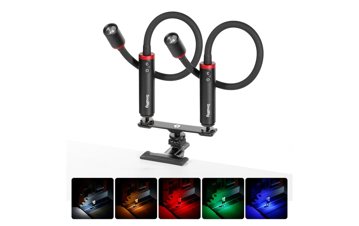 SmallRig RM 03 LED-Video-Licht – 1830 Lux, RGBW, dimmbar – für Kameras, Stative, Blitzschuh-Halterungen