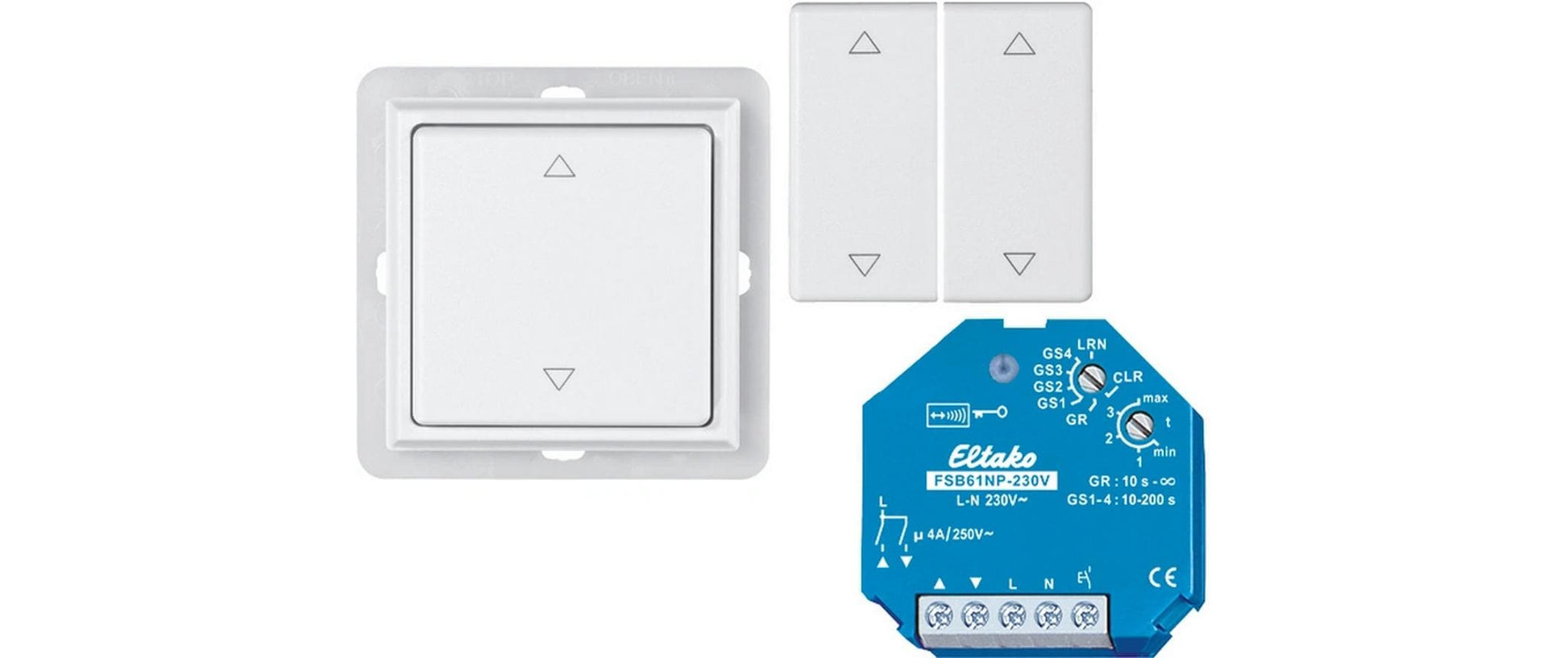 Eltako Starter-Kit Nr. 7 – Jalousieaktor – 230 V, 2000 VA, Unterputzmontage – für EnOcean