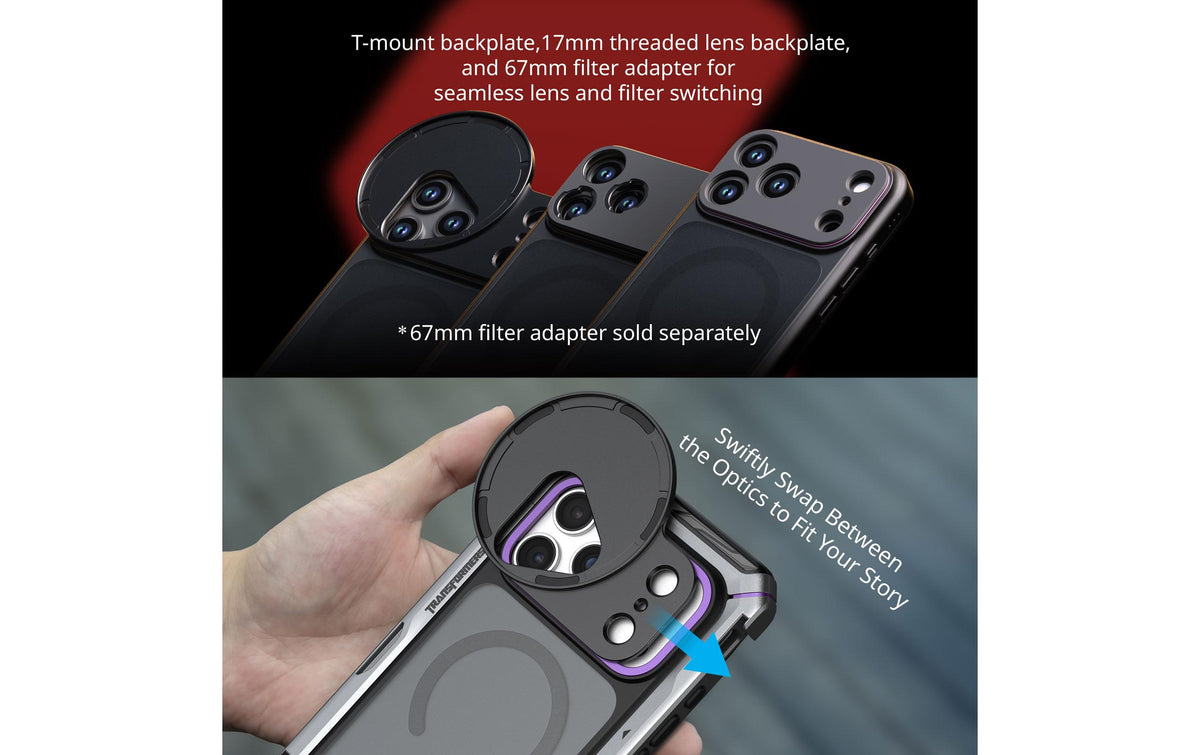 SmallRig Megatron Edition Mobile – Foto-Griff – für iPhone 17 Pro Max – Schwarz