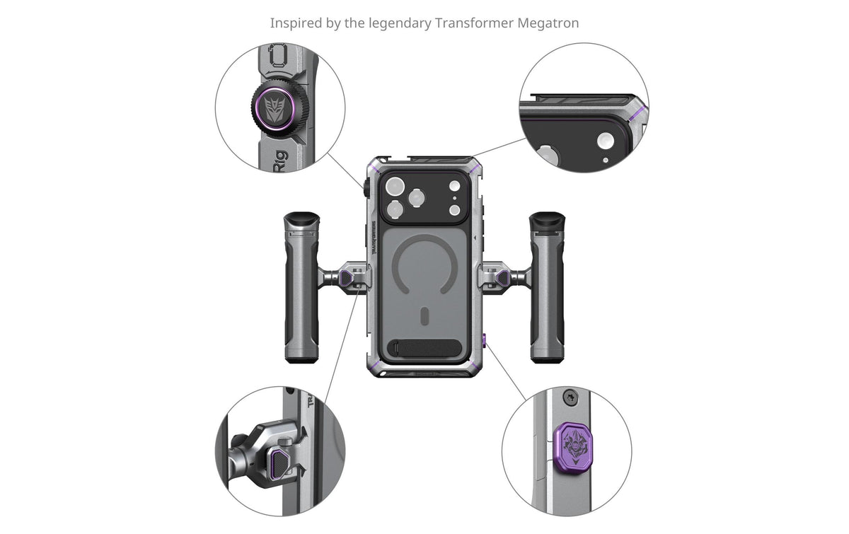 SmallRig Megatron Edition Mobile – Foto-Griff – für iPhone 17 Pro Max – Schwarz