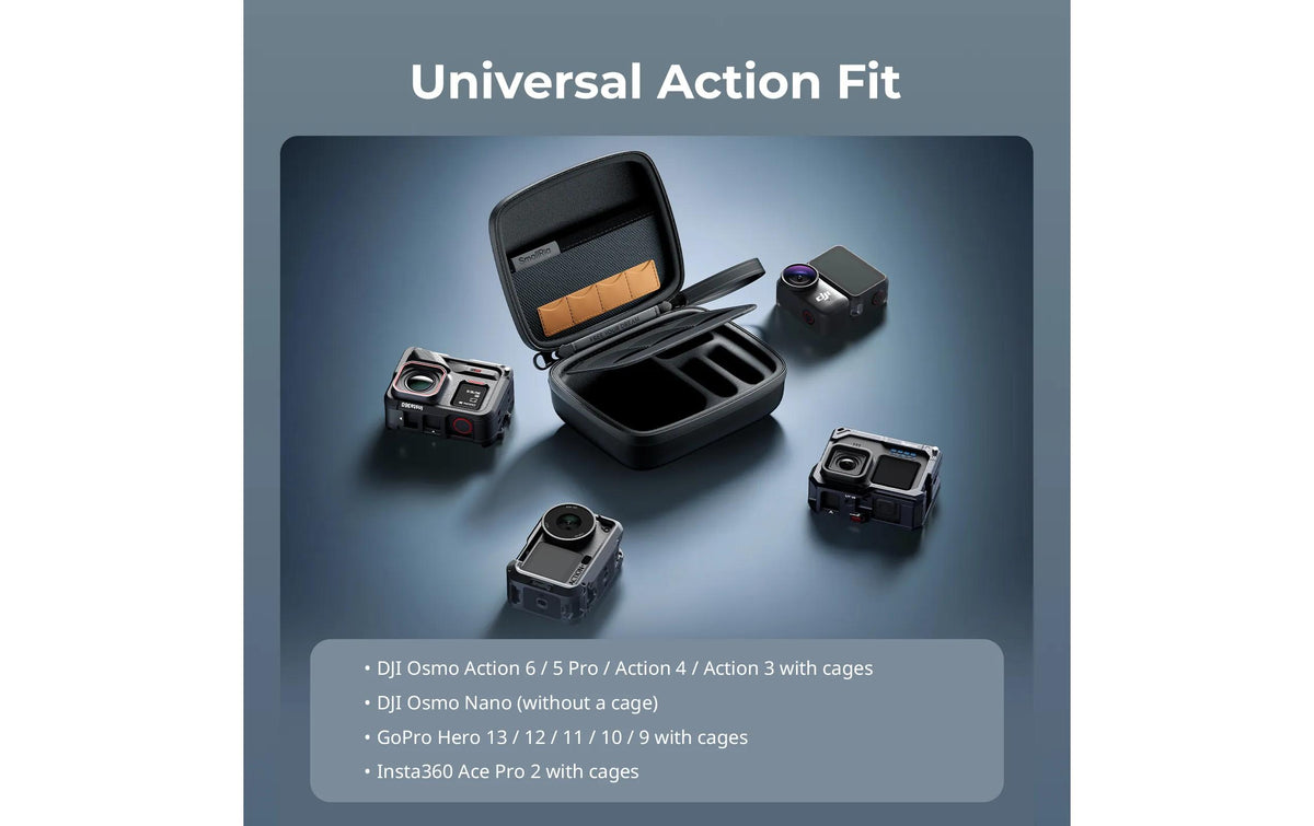 SmallRig Aufbewahrungstasche – 145 × 66 × 120 mm – für DJI Osmo Action 3, Action 4, Action 5 Pro und andere