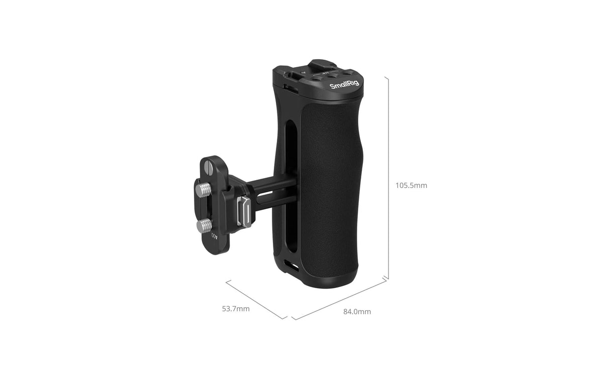 SmallRig HawkLock H21 Seitengriff – 105,5 × 84 × 53,7 mm, 170 g – für HawkLock NATO-Schiene – Schwarz