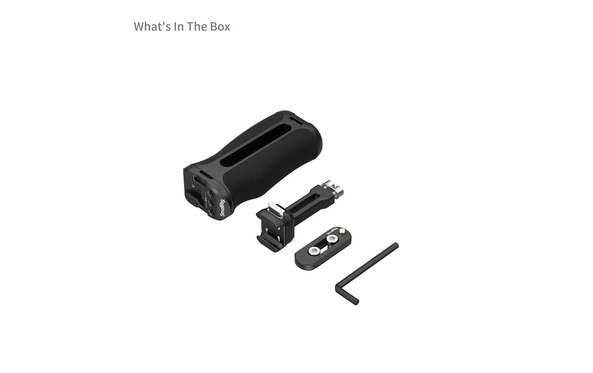 SmallRig HawkLock H21 Seitengriff – 105,5 × 84 × 53,7 mm, 170 g – für HawkLock NATO-Schiene – Schwarz
