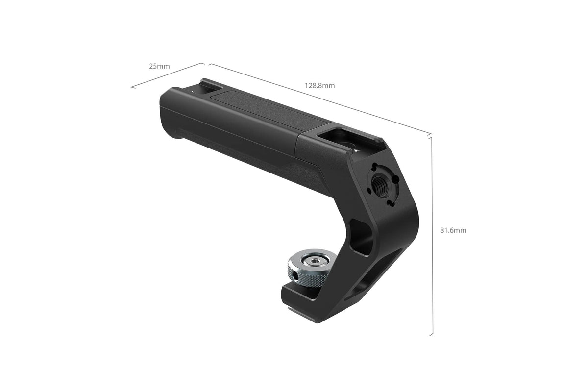 SmallRig Top Handle – für Kameras mit Standard-Blitzschuh – Schwarz – 128,8 × 81,6 × 25 mm, 112,5 g