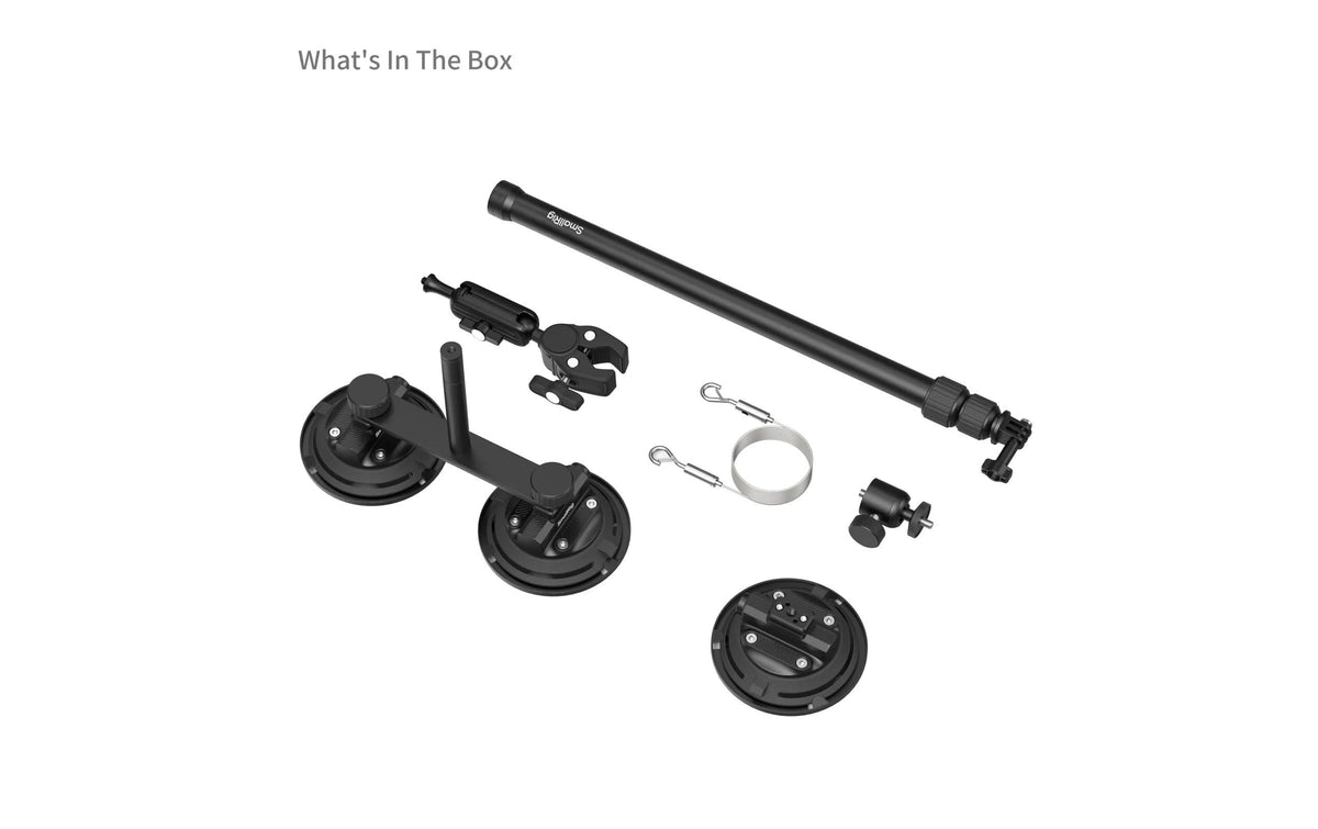 SmallRig Fahrzeug-Saugfuss-Halterung – für GoPro, DJI Osmo Action, Insta360