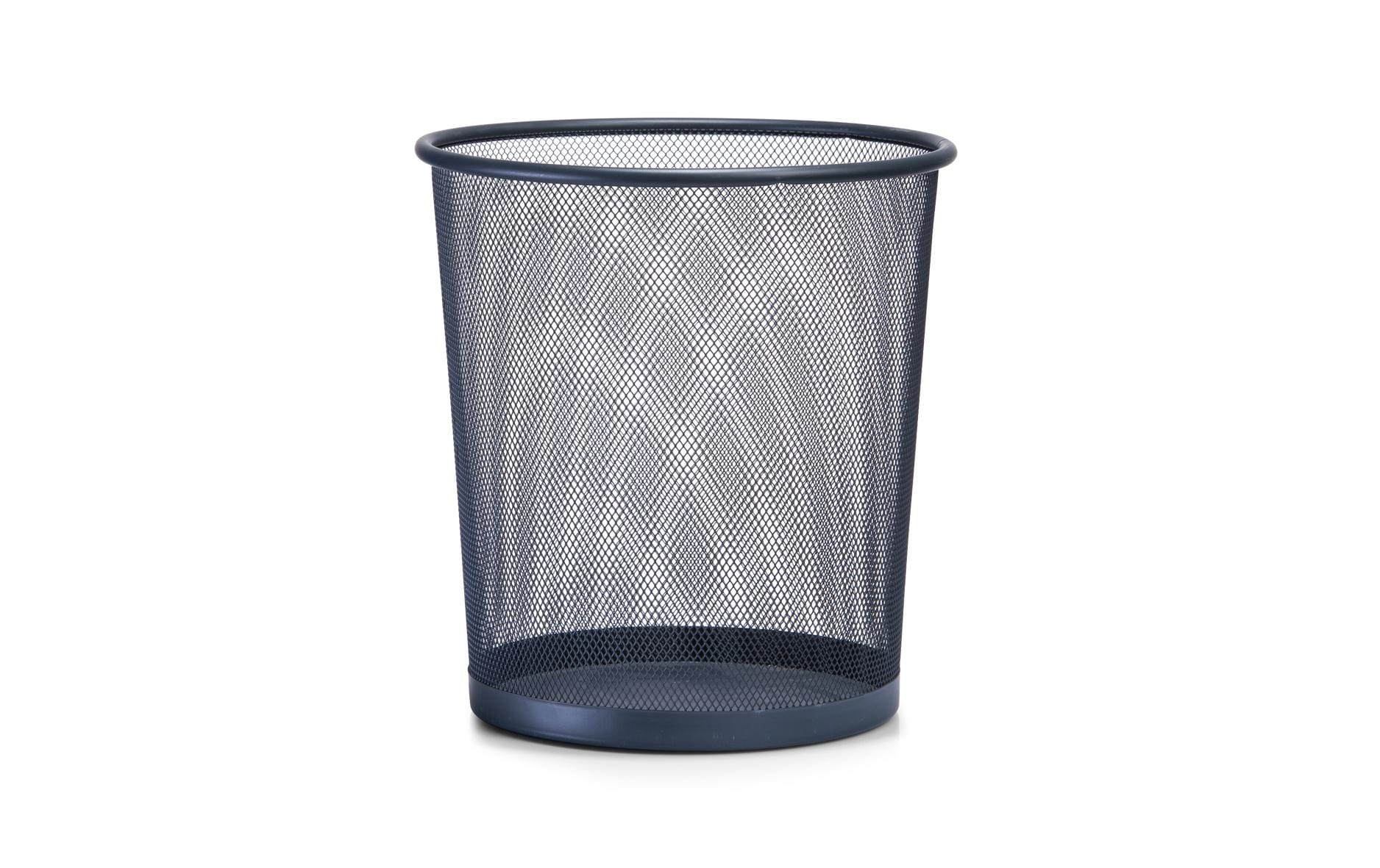 Zeller Present Papierkorb – 12 l – Stahl, rund – Anthrazit