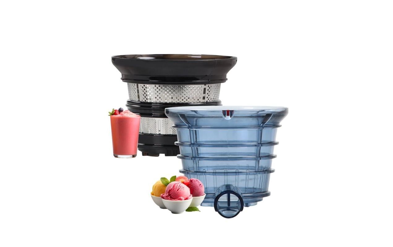 Kuvings Sieb Smoothie-Ice-Cream – Edelstahl/Kunststoff, Transparent – für AUTO10S
