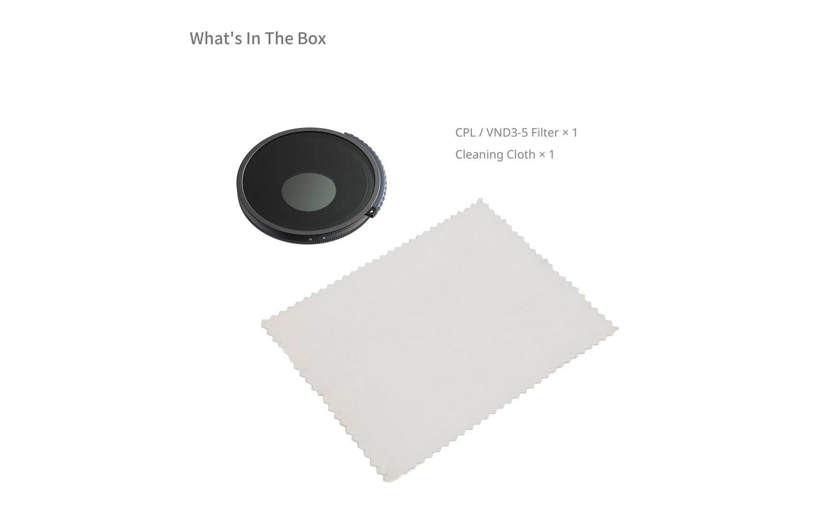 SmallRig CPL/VND3-5 Filter – 52,8 mm – für DJI Osmo Action 6