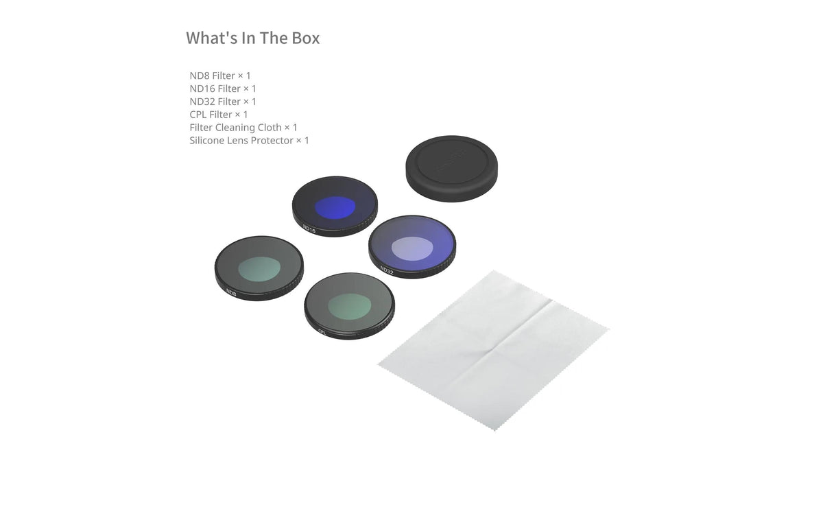 SmallRig Threaded Filter Kit Zubehörset – für DJI Osmo Action 6