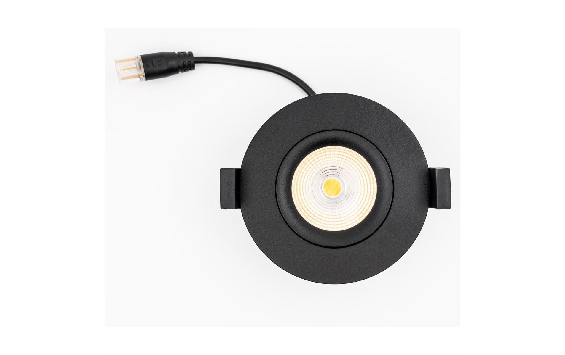 Shelly Spot – LED 8 W, 600 lm, 2200–6500 K, dimmbar, WLAN/Bluetooth, IP44 – Schwarz