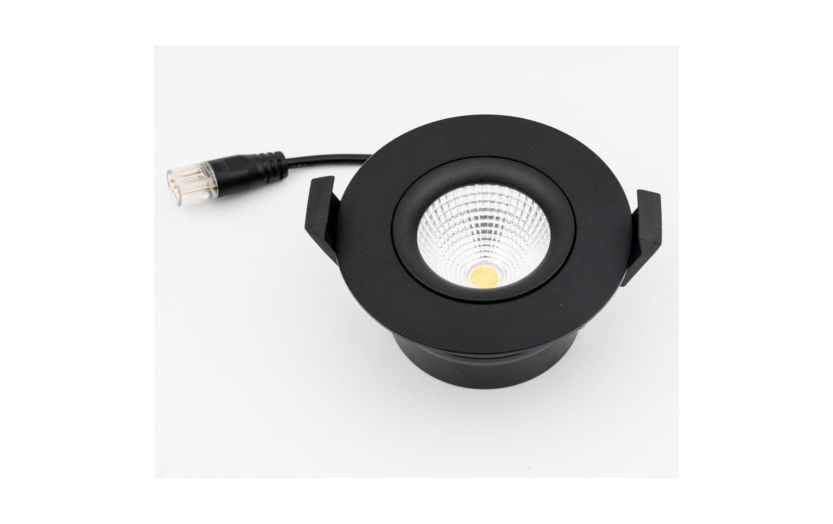 Shelly Spot – LED 8 W, 600 lm, 2200–6500 K, dimmbar, WLAN/Bluetooth, IP44 – Schwarz
