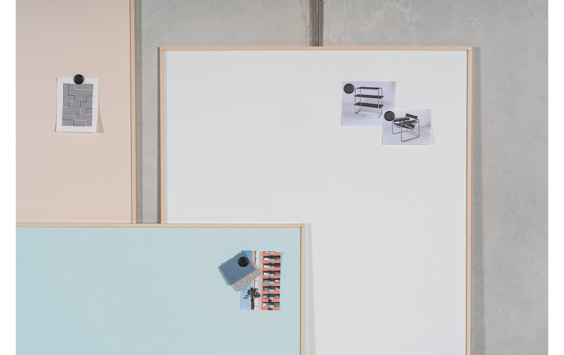 Bi-Office HALO Whiteboard – Stahl, magnetisch – 100 × 150 cm