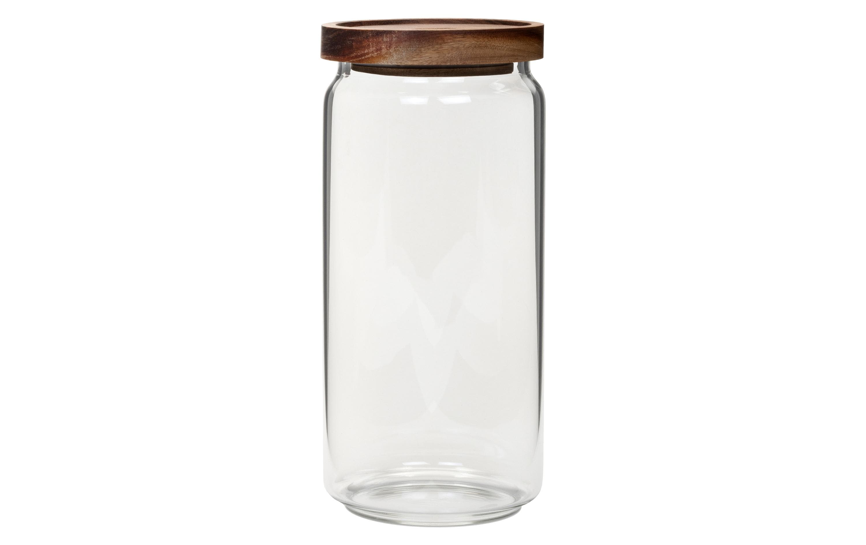 Cocon Vorratsdose 1 l, Ø 9 × 20,2 cm, Glas (Borosilikat), Transparent