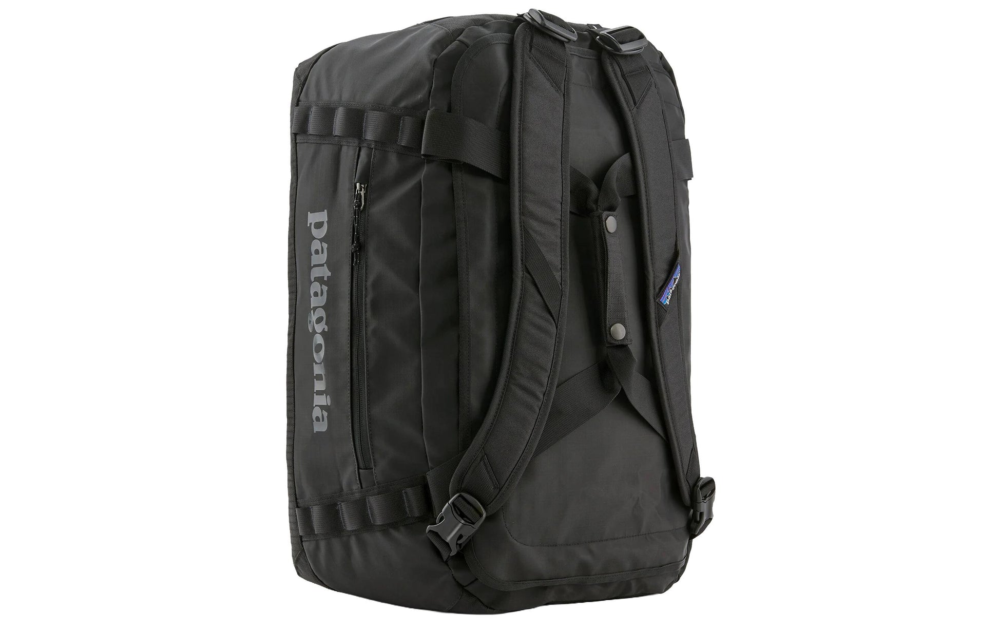 Patagonia Sporttasche Black Hole – 40 l, Rucksack-Funktion, aus rPET, schwarz
