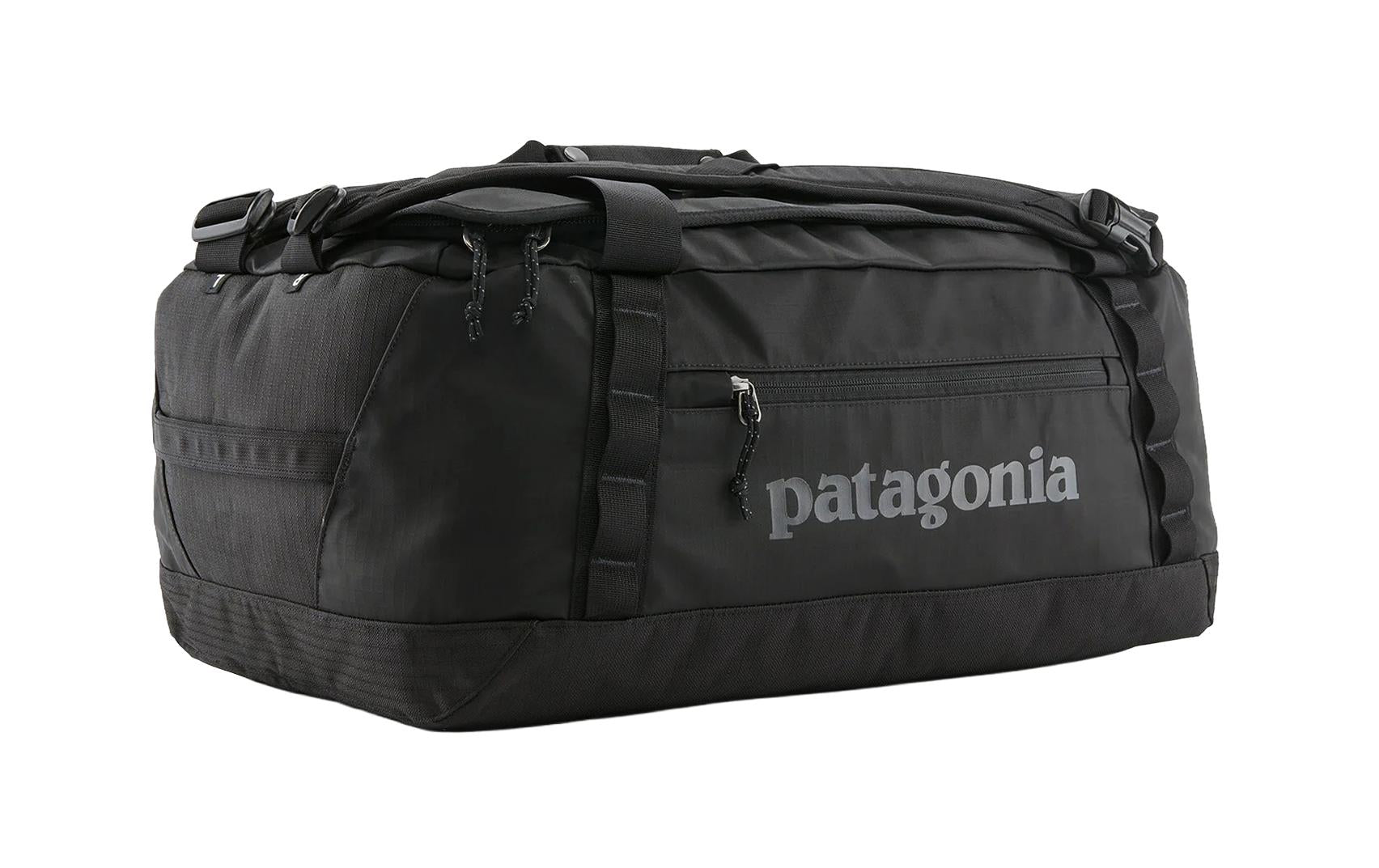 Patagonia Sporttasche Black Hole – 40 l, Rucksack-Funktion, aus rPET, schwarz