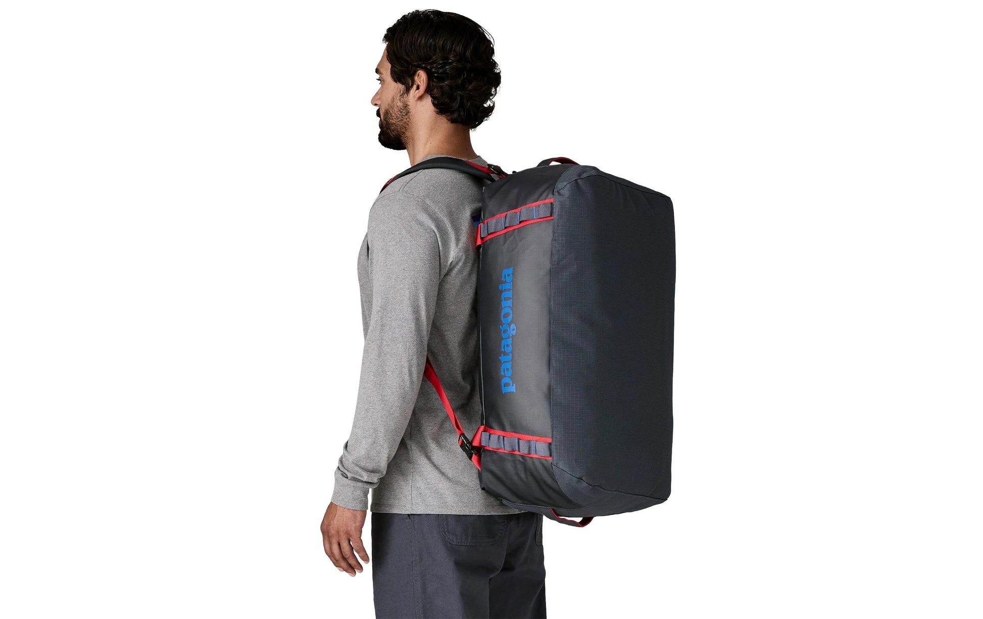 Patagonia Sporttasche Black Hole – 55 l, aus rPET, blau