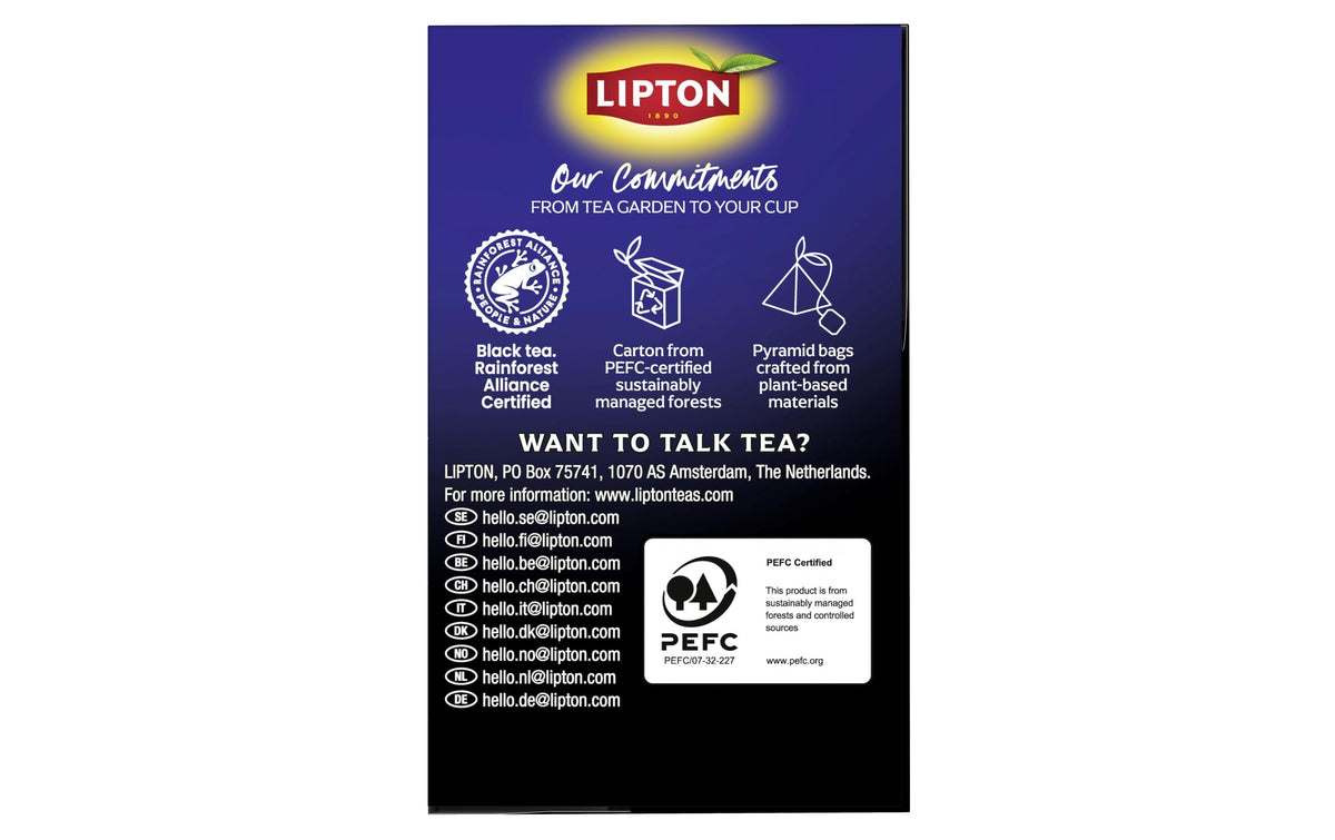 Lipton Schwarztee Heidelbeere & Brombeere – Teebeutel 20 Beutel