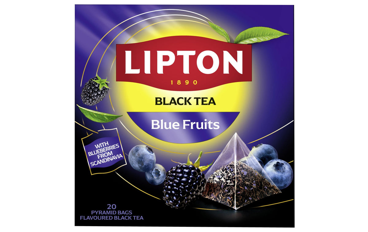 Lipton Schwarztee Heidelbeere & Brombeere – Teebeutel 20 Beutel