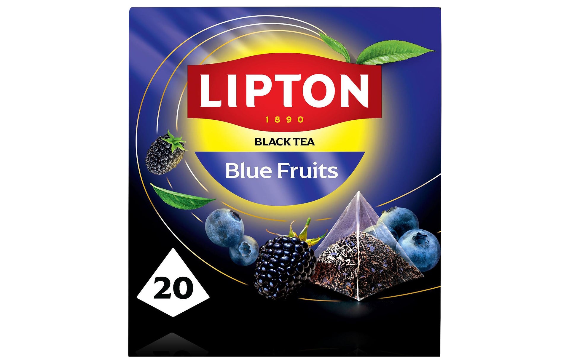 Lipton Schwarztee Heidelbeere & Brombeere – Teebeutel 20 Beutel
