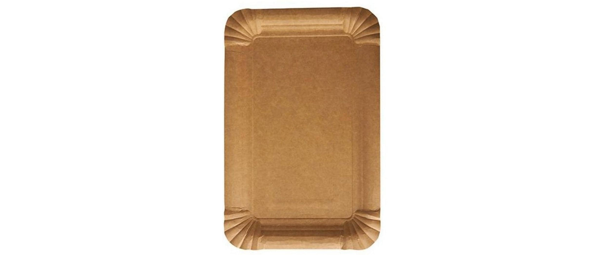 Papstar Teller, Papier/Karton, 13 × 20 cm, braun – FSC – 250 Stk.