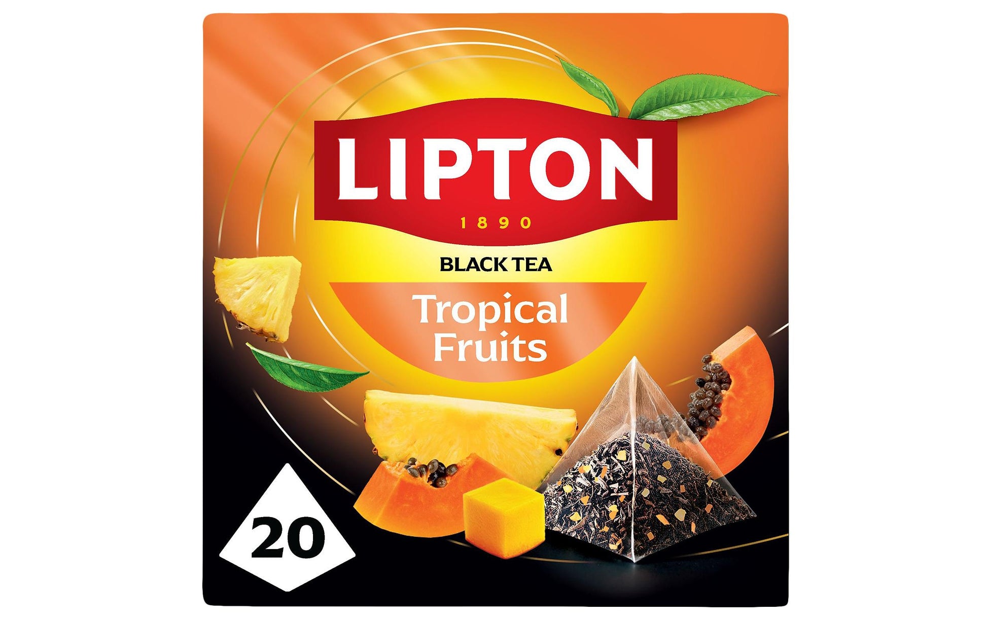 Lipton Schwarztee Tropische Früchte – Teebeutel 20 Beutel