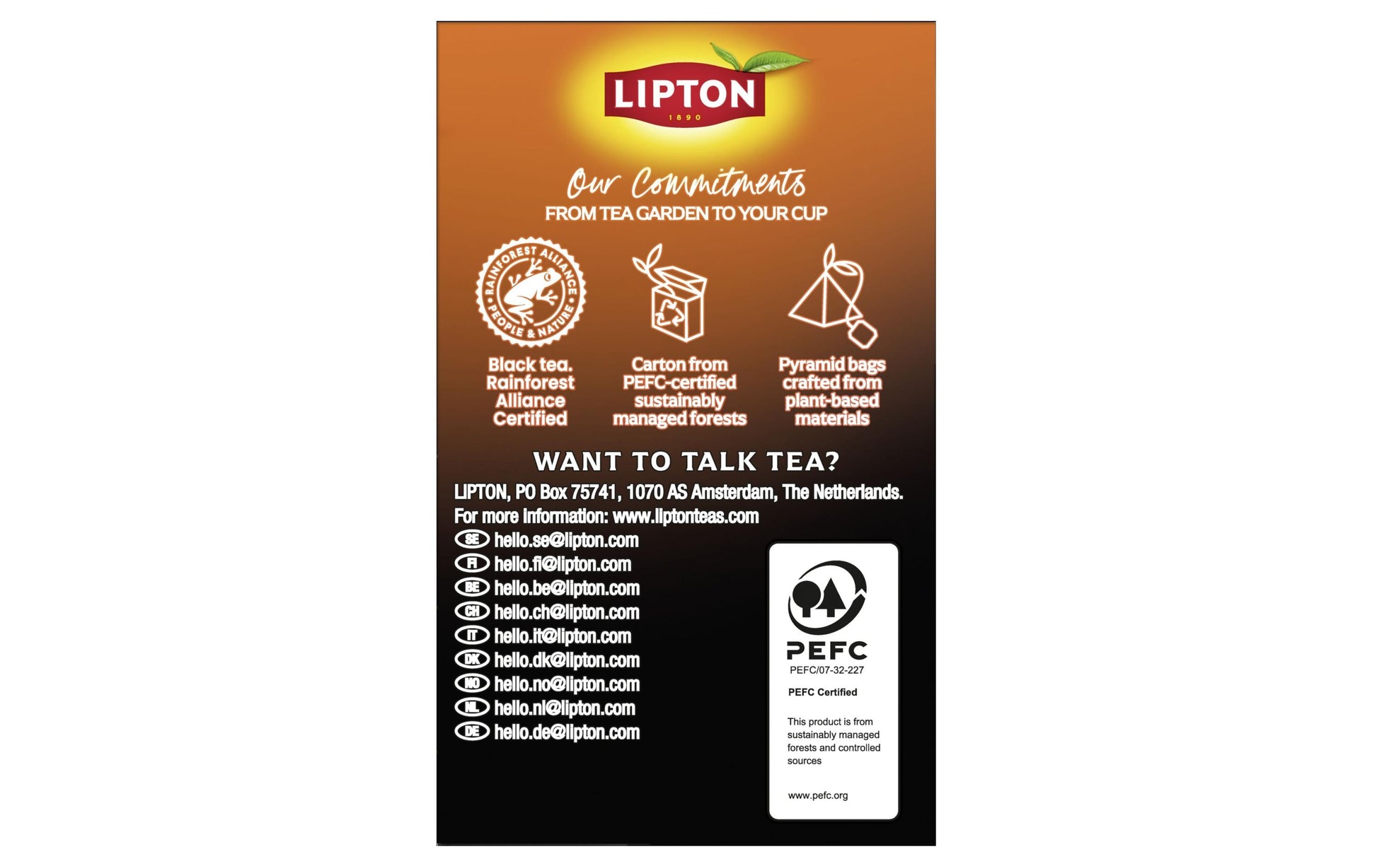 Lipton Schwarztee Tropische Früchte – Teebeutel 20 Beutel