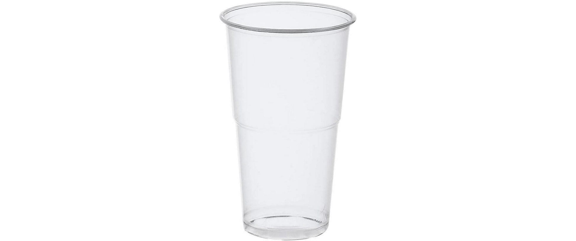 Papstar Trinkbecher PLA, 5 dl, transparent – 60 Stk.