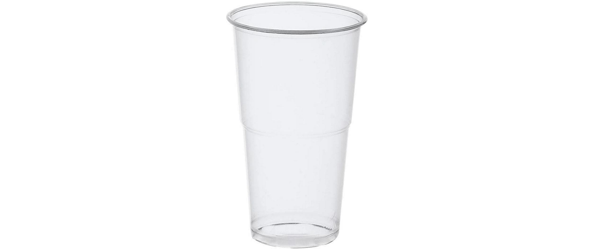 Papstar Trinkbecher PLA, 5 dl, transparent – 60 Stk.