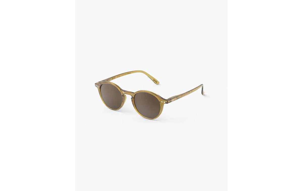 Izipizi Schutzbrille The iconic pantos – Braune Gläser, UV-Schutz, Goldener Rahmen