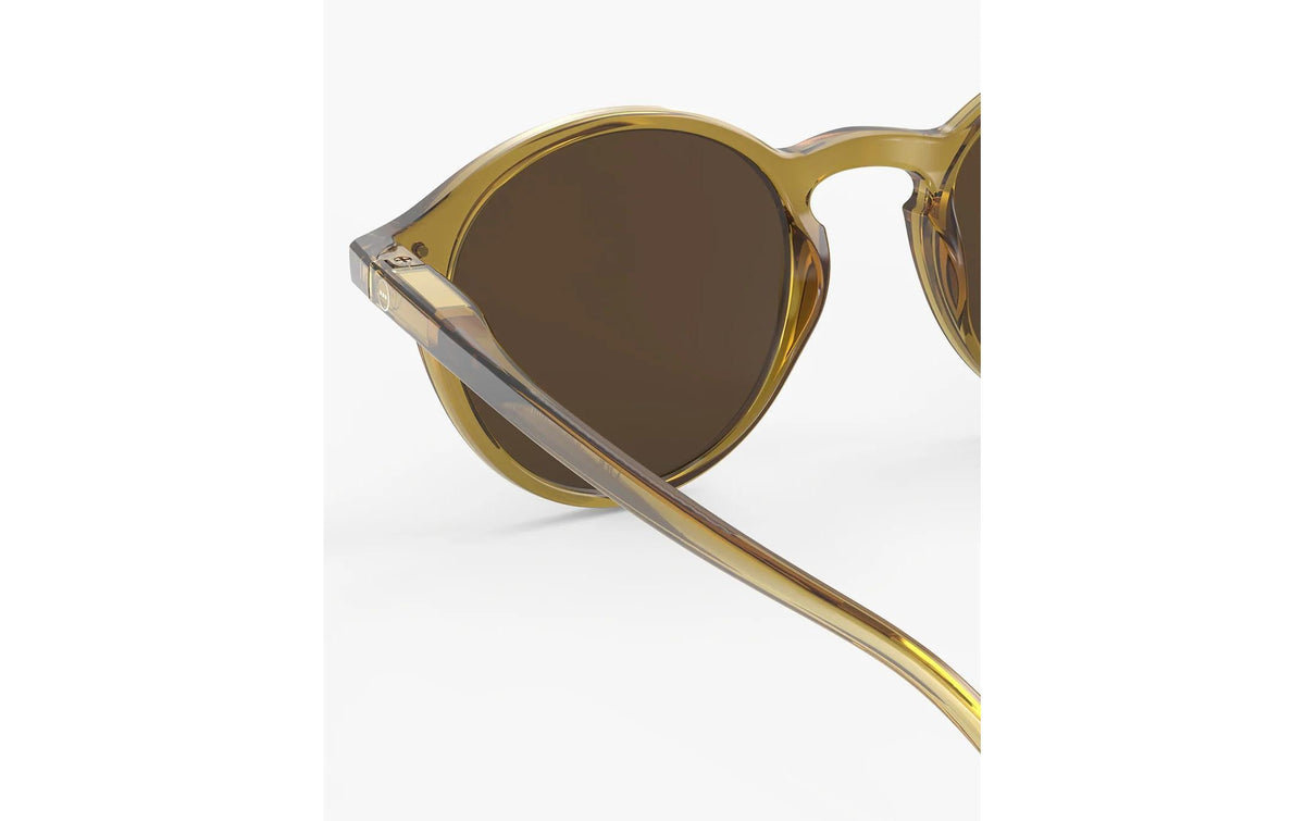 Izipizi Schutzbrille The iconic pantos – Braune Gläser, UV-Schutz, Goldener Rahmen