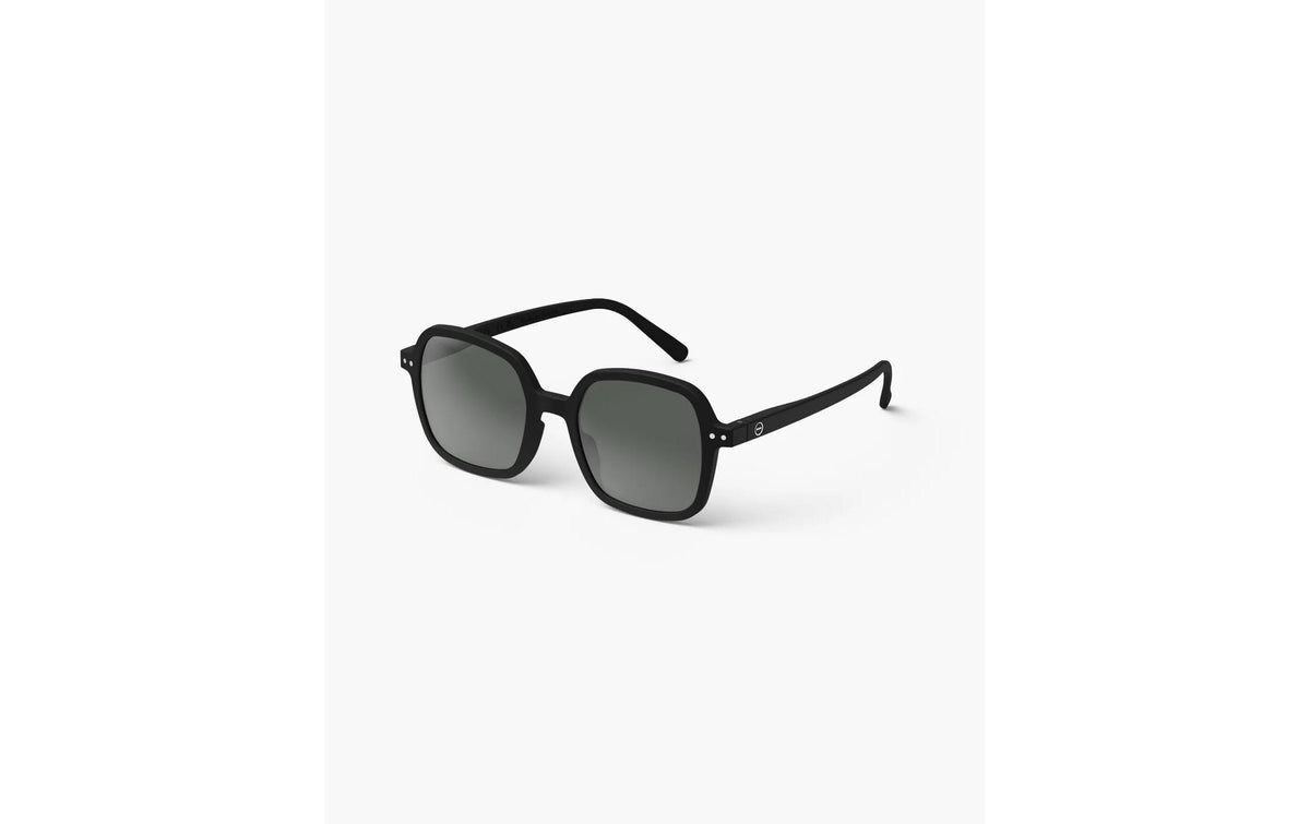 Izipizi Schutzbrille Office The Oversized – Dunkelgraue Gläser, 100 % UV-Schutz, Schwarzer Rahmen