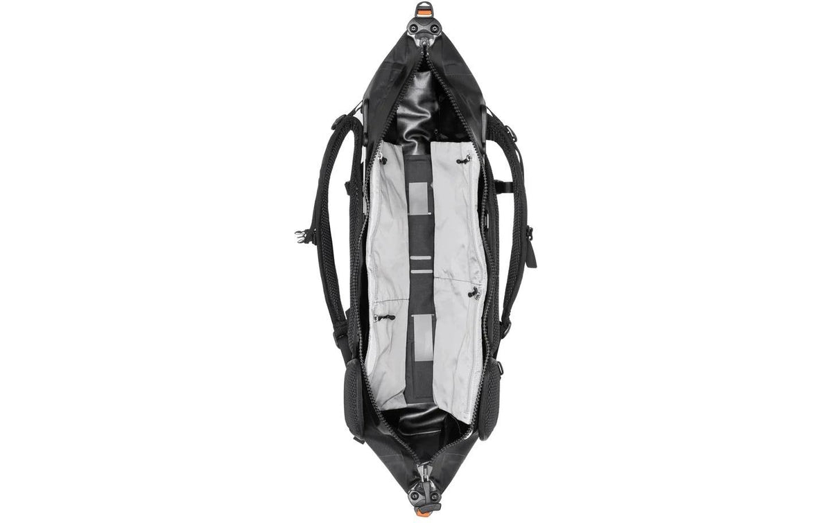 Ortlieb Sportrucksack Atrack Bike – 25 l, wasserfest, Nylon – Schwarz matt