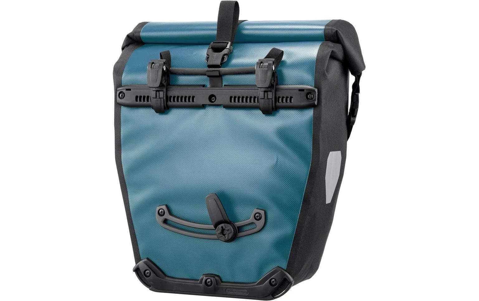 Ortlieb Back-Roller Taschenpaar – Gepäckträgertasche, 20 l, Polyester (PVC-beschichtet), Petrol