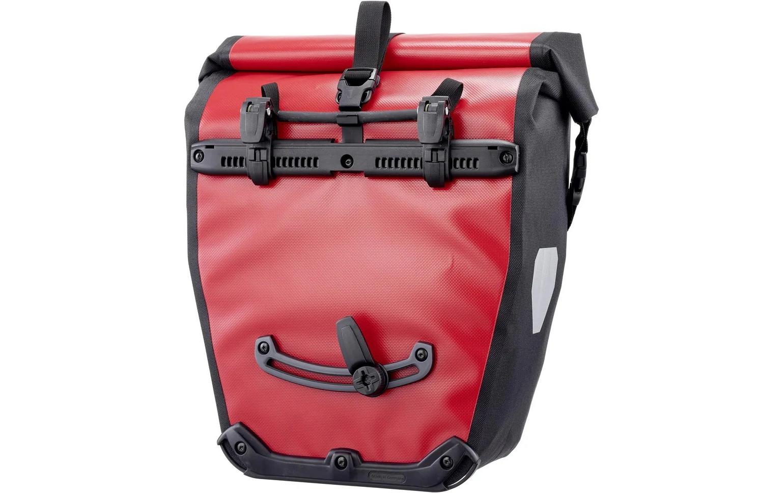 Ortlieb Back-Roller – Doppelseitentasche, 20 l, für Gepäckträger bis 16 mm, Polyester/PVC, Rot