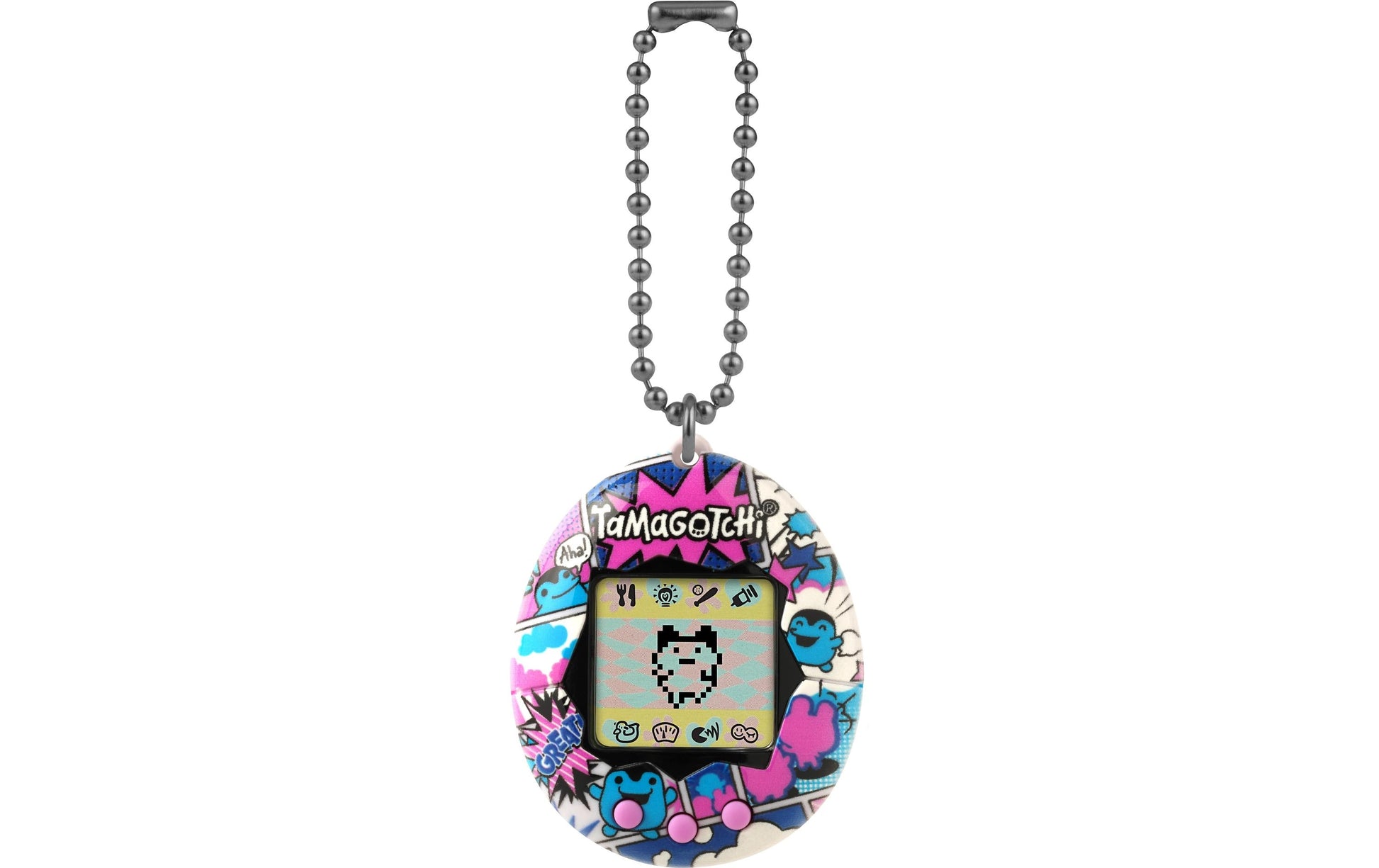 Bandai Tamagotchi Original – Elektronisches Haustier – 3 × 4 × 1,5 cm – ab 8 Jahren – mehrfarbig
