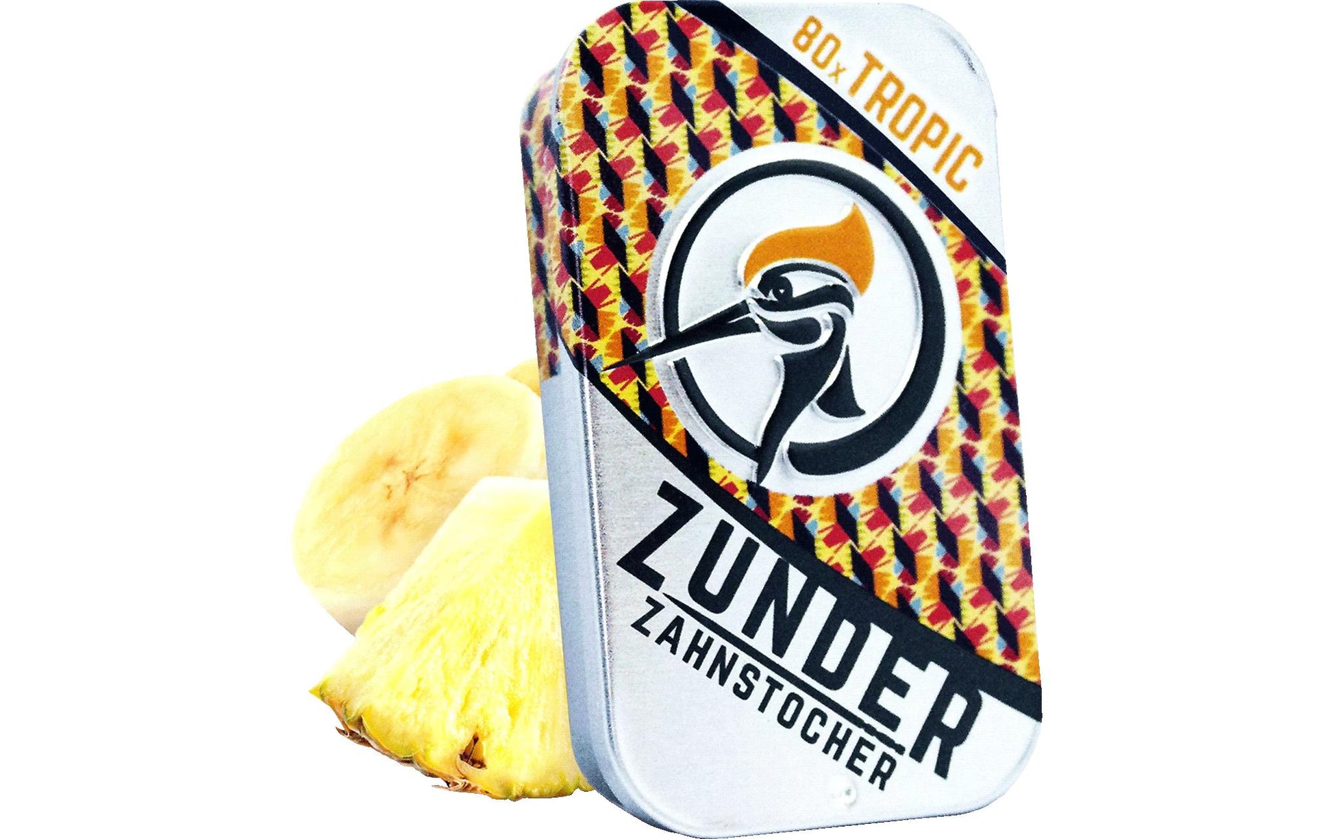 Zunder zahnstocher Zunder – Zahnstocher 80 Stk., Birkenholz/Metall
