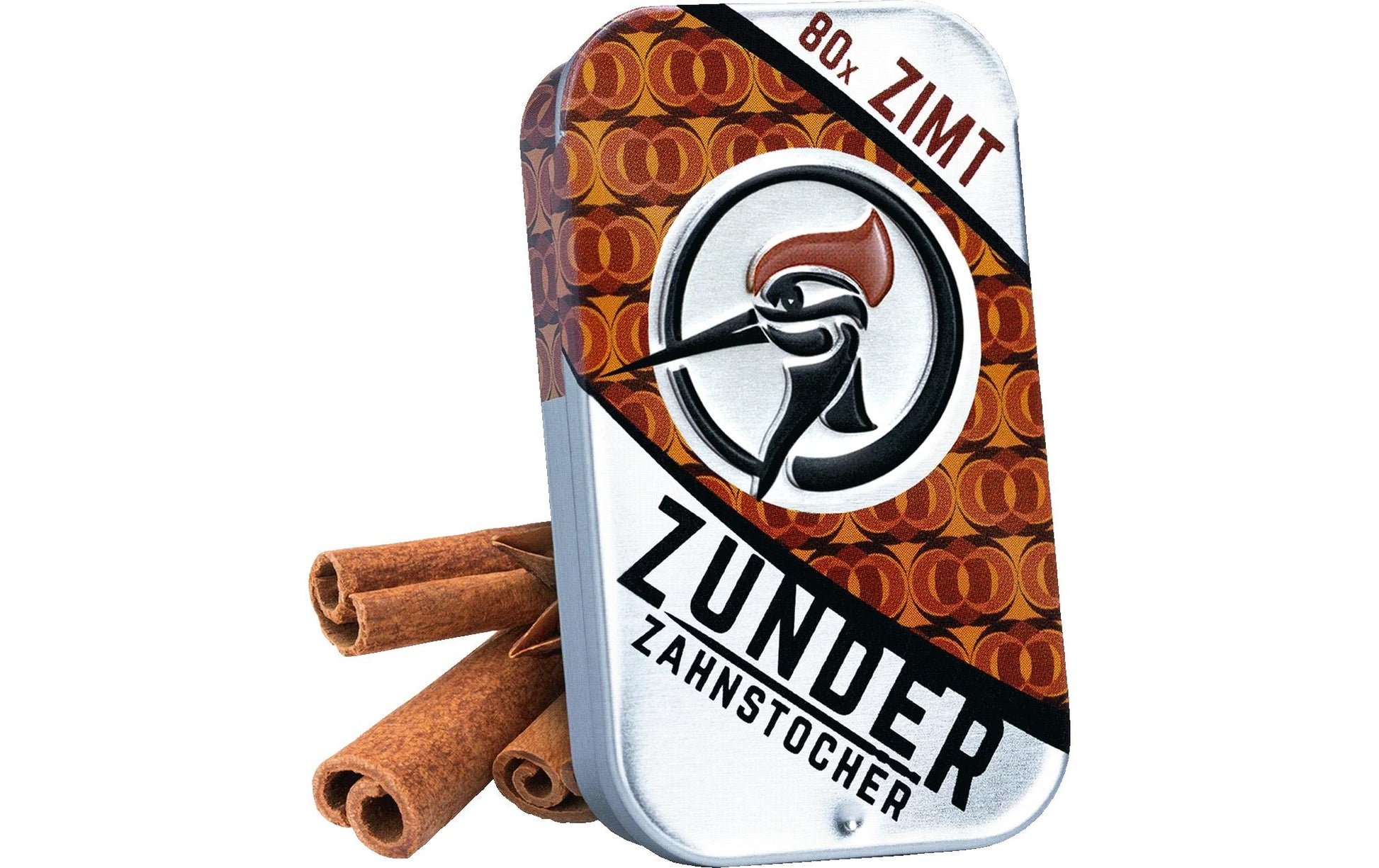 Zunder Zahnstocher Zimt, Holz (Birke), 7 cm – FSC – 80 Stk.