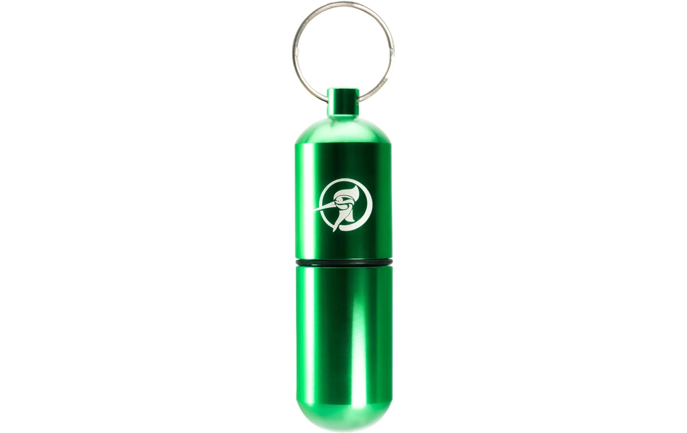Zunder zahnstocher Zunder Schlüsselanhänger – für 40 Zahnstocher, Aluminium, Grün