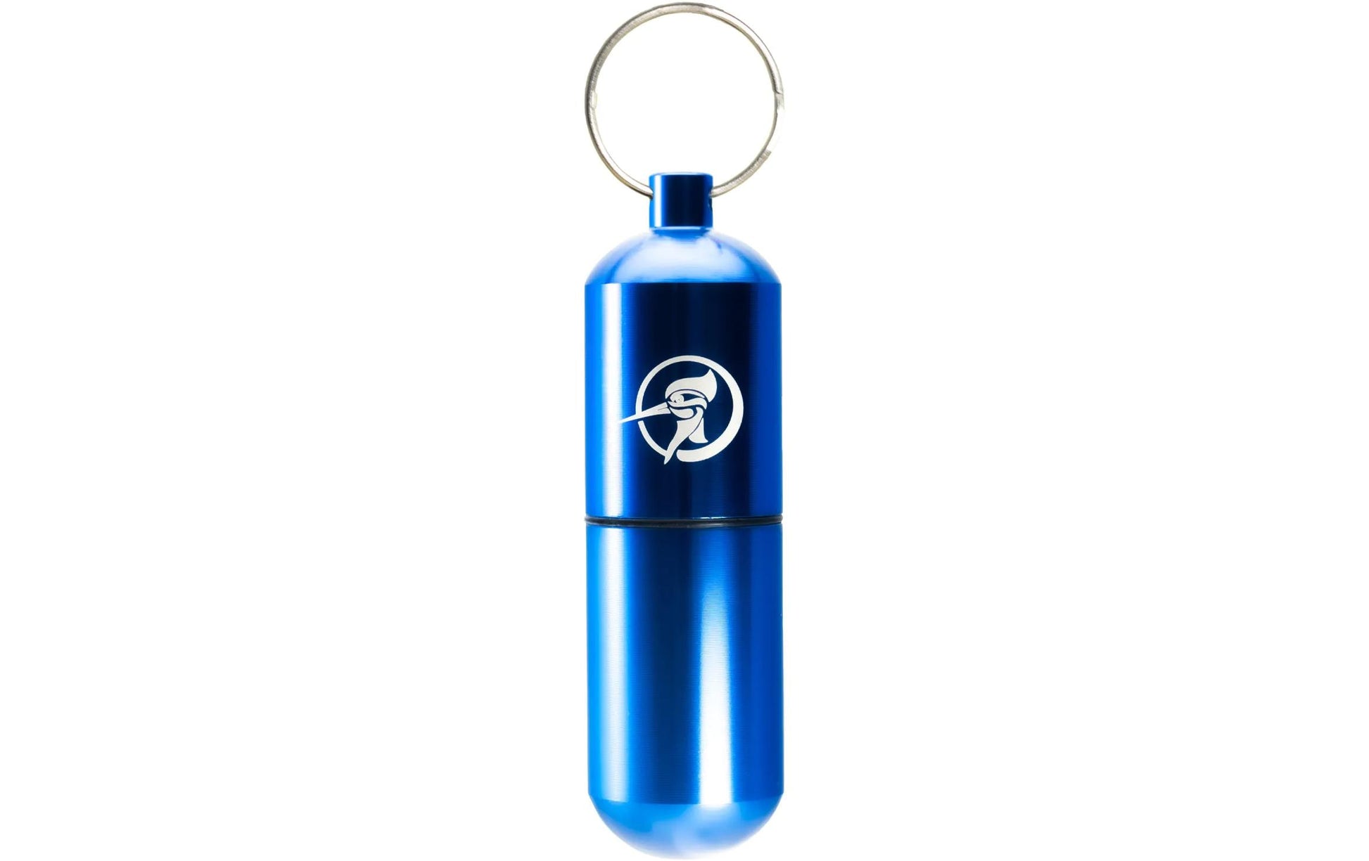 Zunder zahnstocher Zunder Schlüsselanhänger – für 40 Zahnstocher, Aluminium, Blau