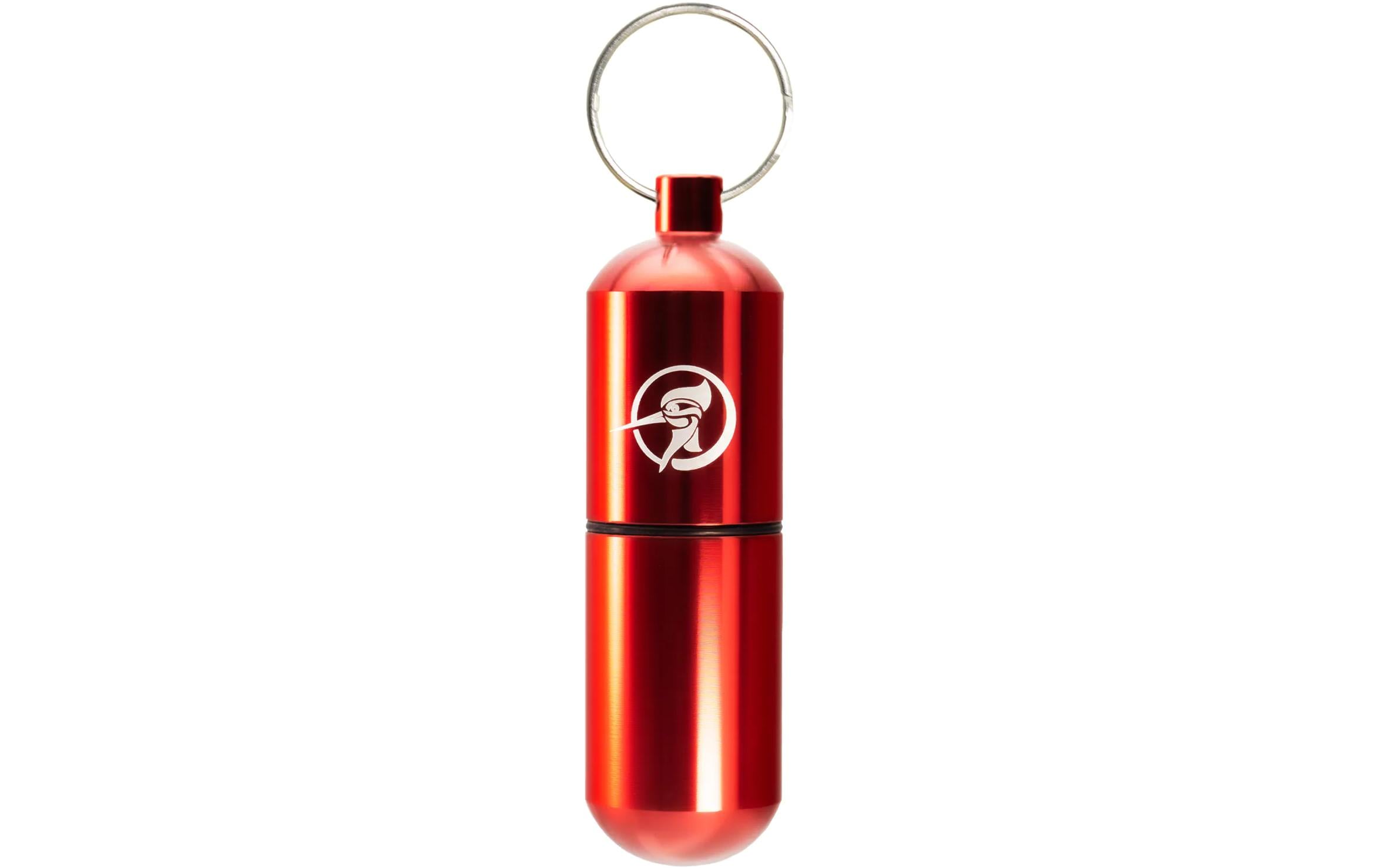 Zunder zahnstocher Zunder Schlüsselanhänger – Zahnstocherhalter, Aluminium, Rot