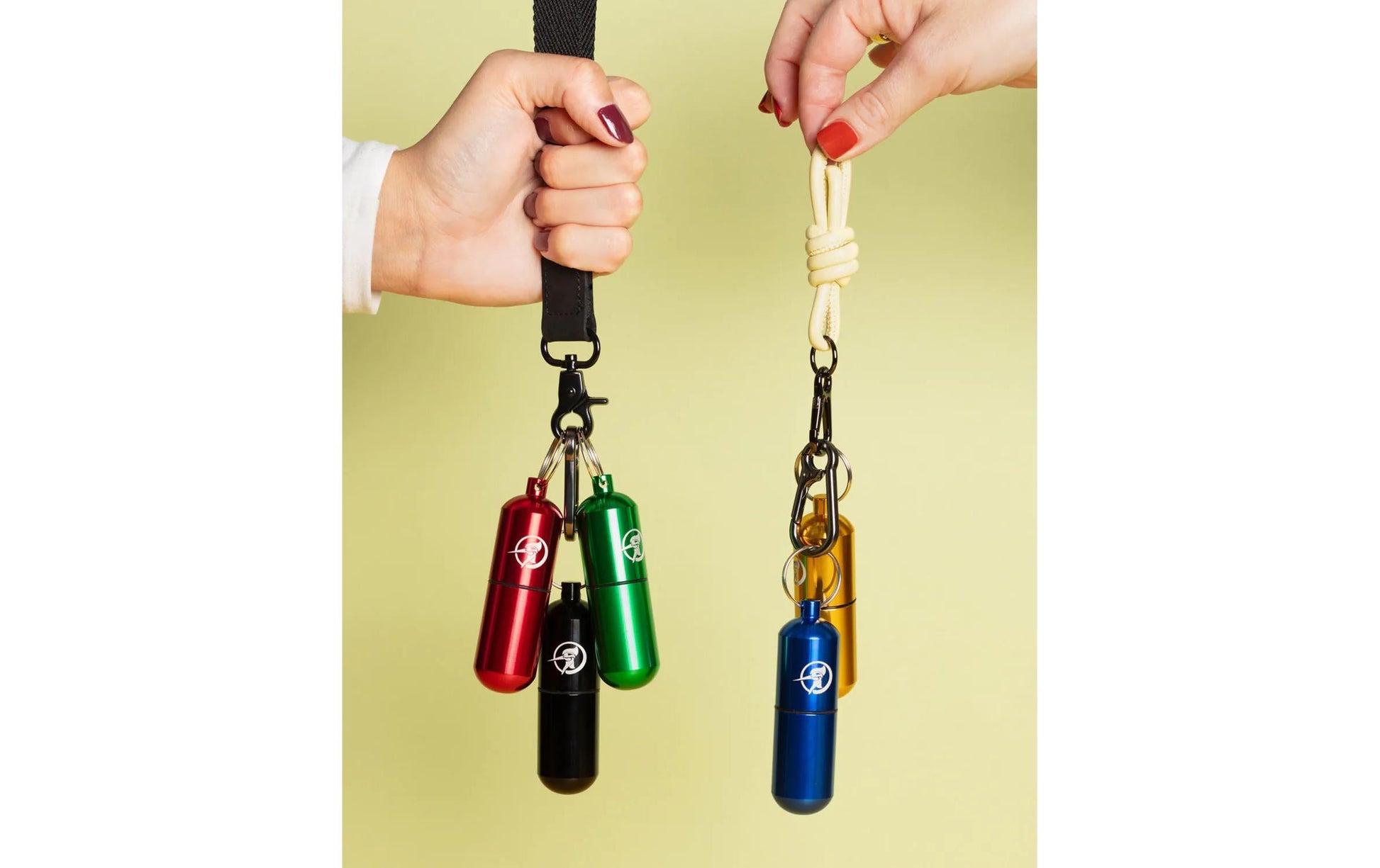 Zunder zahnstocher Zunder Schlüsselanhänger – für 40 Zahnstocher, Aluminium, Blau