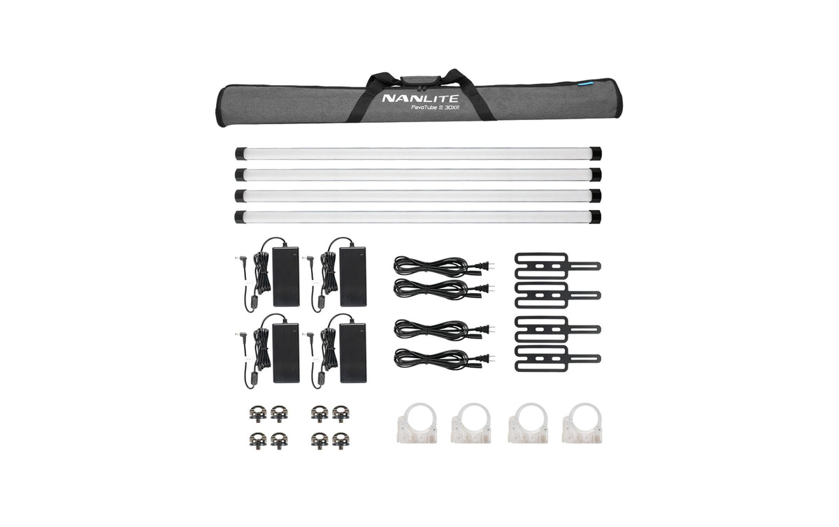 Nanlite PavoTube II 30XR Streaming-Licht – RGBWW, 70 W, 2500–10000 K – für Bluetooth, 2,4 GHz, DMX/RDM u. a.